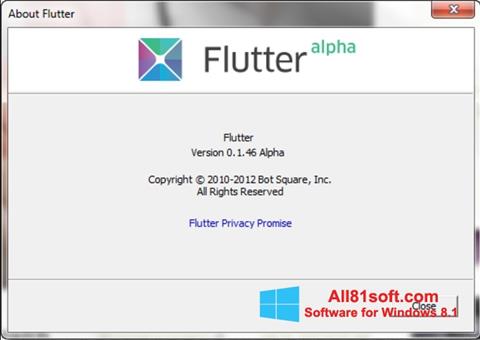 Skärmdump Flutter för Windows 8.1
