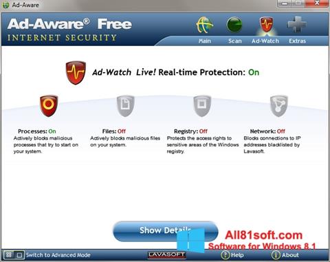 Skärmdump Ad-Aware för Windows 8.1
