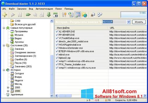 Skärmdump Download Master för Windows 8.1