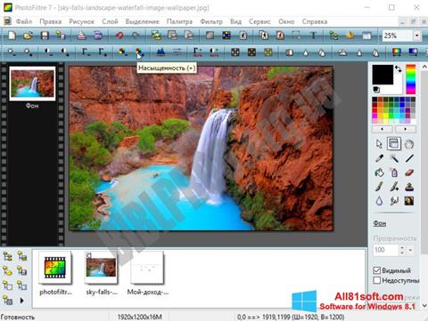 Skärmdump PhotoFiltre för Windows 8.1