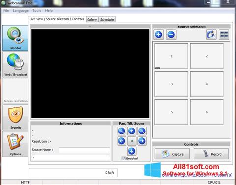 Skärmdump webcamXP för Windows 8.1