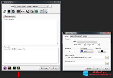 Skärmdump Dxtory för Windows 8.1
