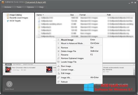 Skärmdump DAEMON Tools Ultra för Windows 8.1