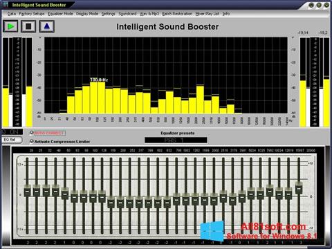 Skärmdump Sound Booster för Windows 8.1