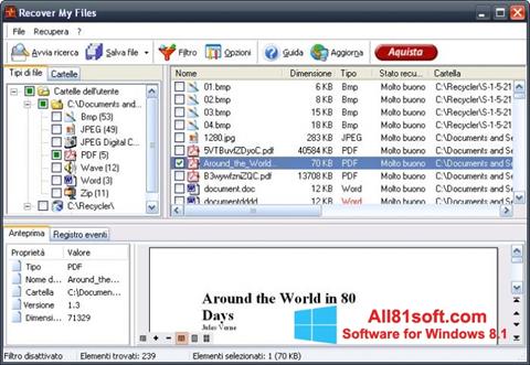 Skärmdump Recover My Files för Windows 8.1