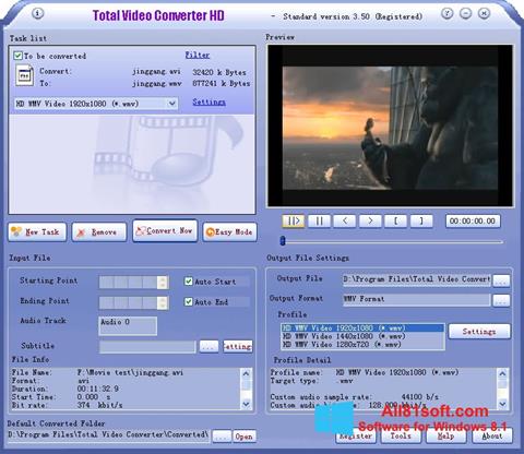Skärmdump Total Video Converter för Windows 8.1