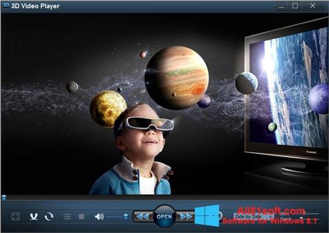 Skärmdump 3D Video Player för Windows 8.1