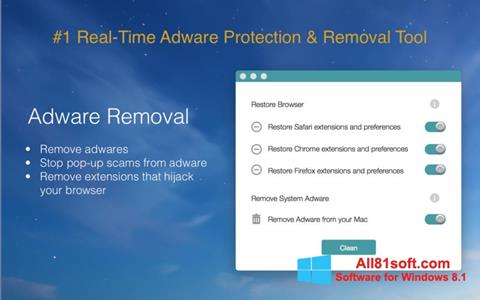Skärmdump Adware Removal Tool för Windows 8.1