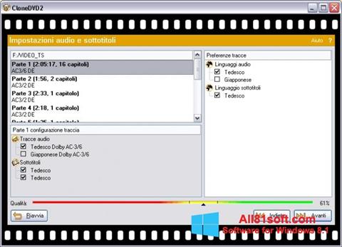 Skärmdump CloneDVD för Windows 8.1
