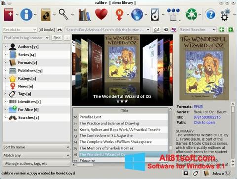 Skärmdump Calibre för Windows 8.1
