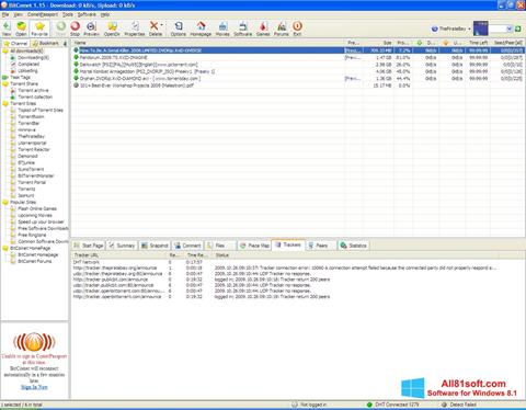 Skärmdump BitComet för Windows 8.1