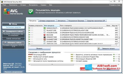 Skärmdump AVG för Windows 8.1