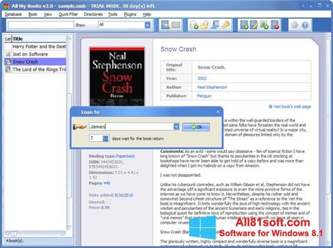 Skärmdump All My Books för Windows 8.1