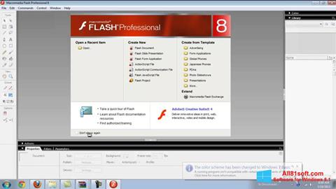 Skärmdump Macromedia Flash Player för Windows 8.1
