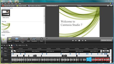 Skärmdump Camtasia Studio för Windows 8.1