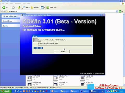Skärmdump KDWin för Windows 8.1