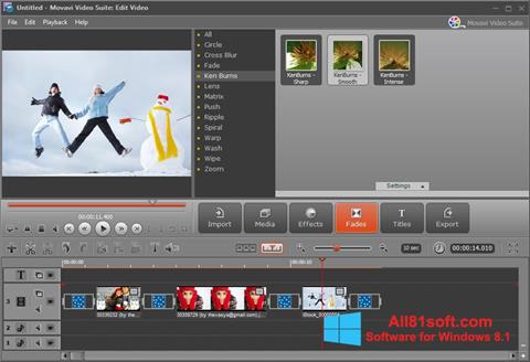 Skärmdump Movavi Video Suite för Windows 8.1