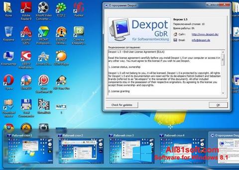Skärmdump Dexpot för Windows 8.1