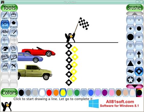 Skärmdump Tux Paint för Windows 8.1