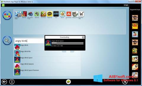 Skärmdump BlueStacks för Windows 8.1