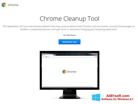 Skärmdump Chrome Cleanup Tool för Windows 8.1