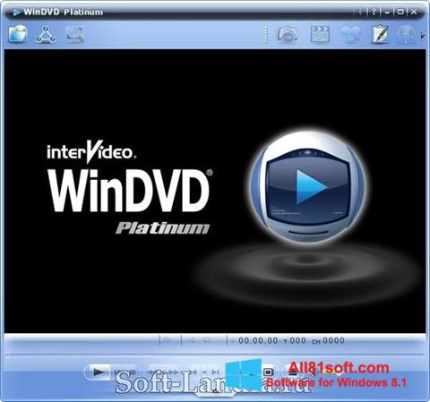 Skärmdump WinDVD för Windows 8.1