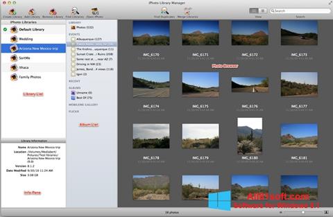 Skärmdump iPhoto för Windows 8.1