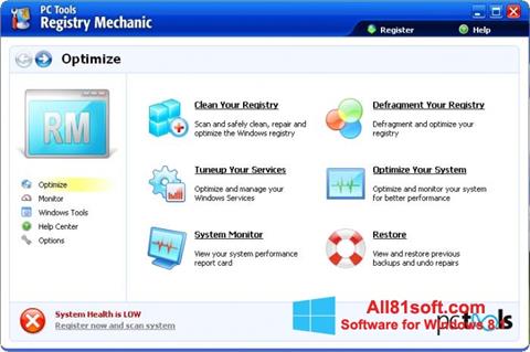 Skärmdump Registry Mechanic för Windows 8.1