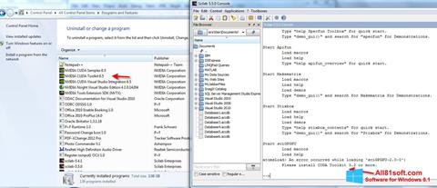 Skärmdump Scilab för Windows 8.1