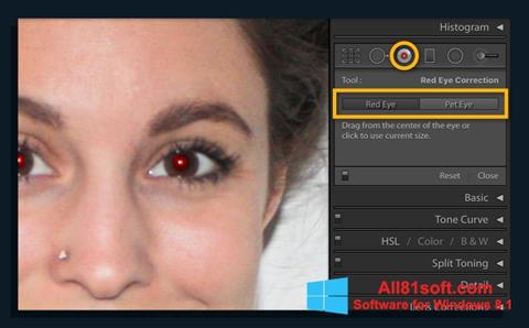 Skärmdump Red Eye Remover för Windows 8.1