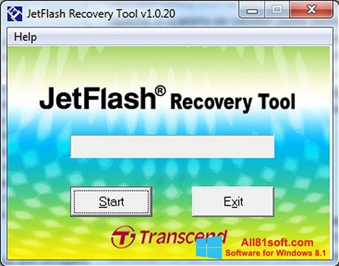 Skärmdump JetFlash Recovery Tool för Windows 8.1