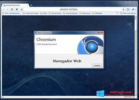 Skärmdump Chromium för Windows 8.1