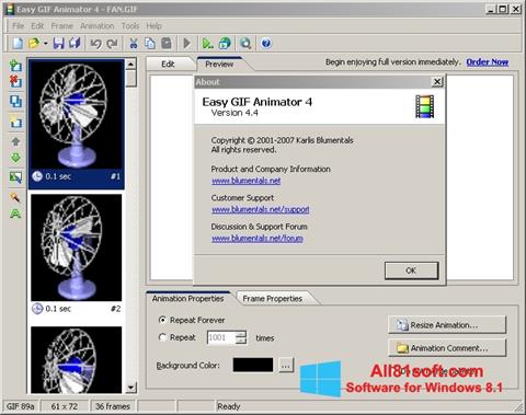 Skärmdump Easy GIF Animator för Windows 8.1