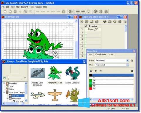 Skärmdump Toon Boom Studio för Windows 8.1