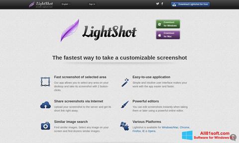 Skärmdump LightShot för Windows 8.1