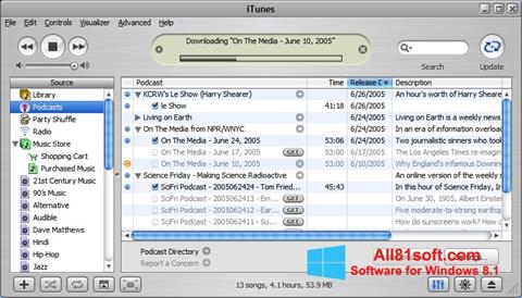Skärmdump iTunes för Windows 8.1