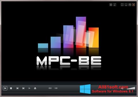 Skärmdump MPC-BE för Windows 8.1