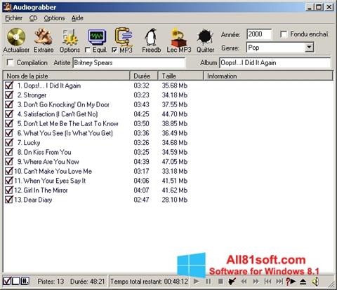 Skärmdump Audiograbber för Windows 8.1