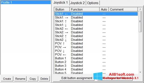 Skärmdump JoyToKey för Windows 8.1