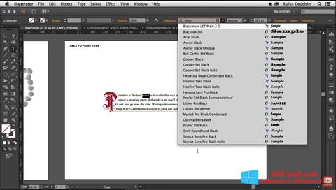 Skärmdump Adobe Illustrator för Windows 8.1
