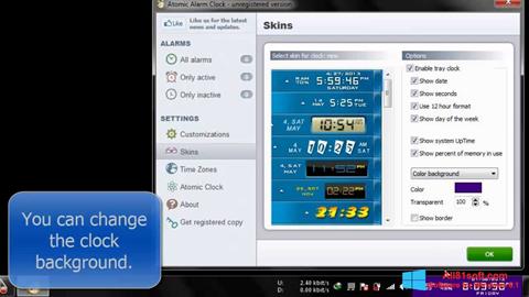 Skärmdump Atomic Alarm Clock för Windows 8.1