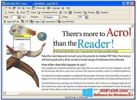 Skärmdump PDF Reader för Windows 8.1