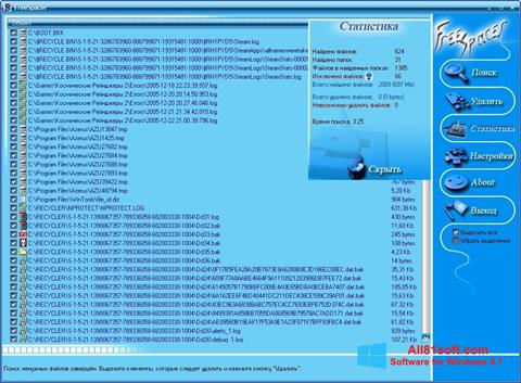 Skärmdump FreeSpacer för Windows 8.1