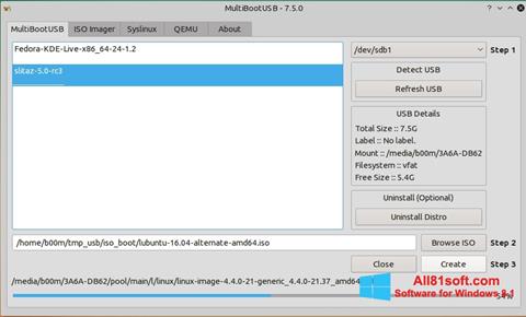 Skärmdump MultiBoot USB för Windows 8.1