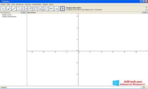Skärmdump GeoGebra för Windows 8.1
