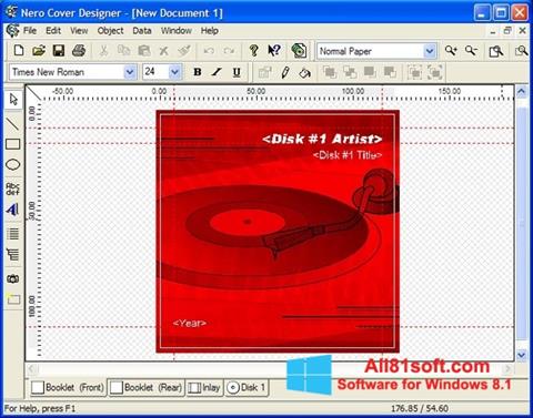 Skärmdump Nero Cover Designer för Windows 8.1