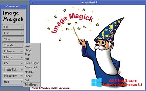 Skärmdump ImageMagick för Windows 8.1